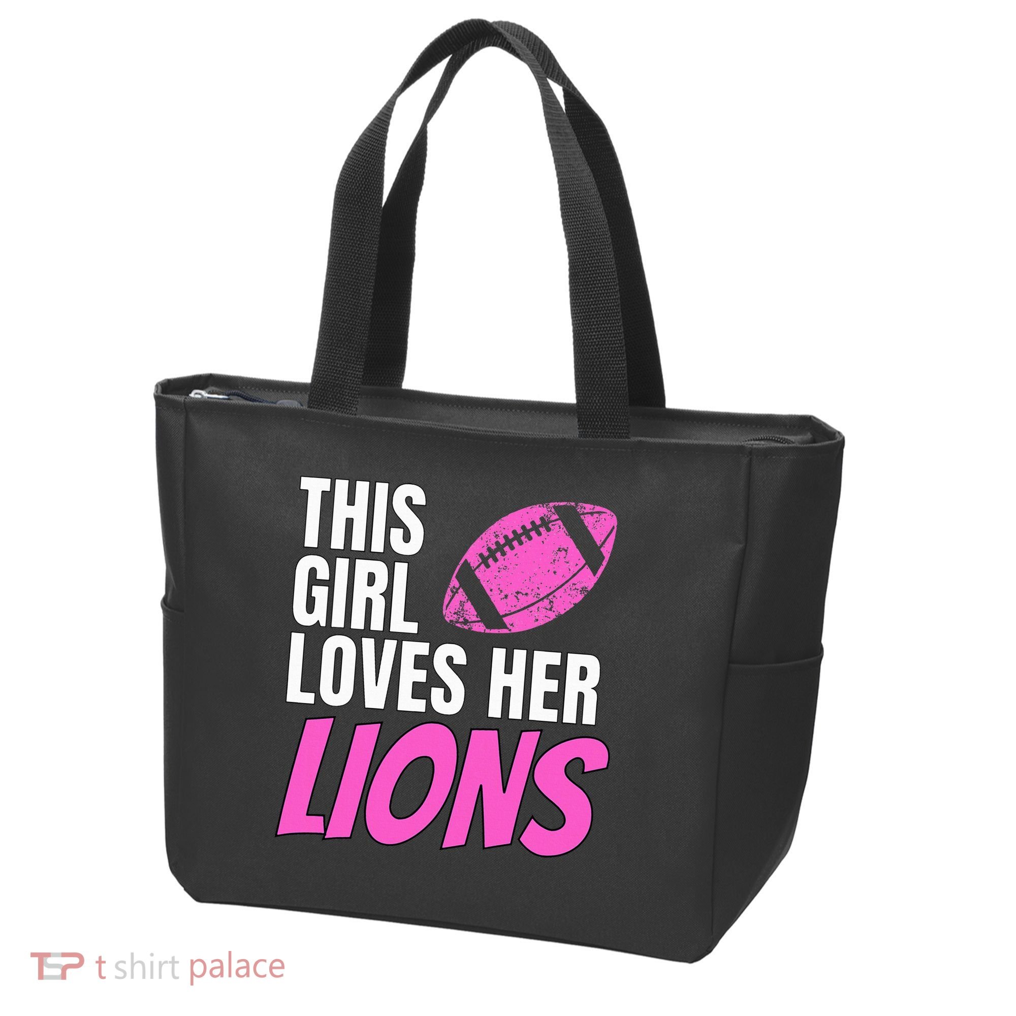 This Girl Loves Her Lions Tote Bag