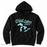 The Great Lakes Shark Free & Unsalted Summer Vacation Hoodie thumb 0