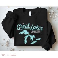 The Great Lakes Shark Free & Unsalted Summer Vacation Sweatshirt thumb 2