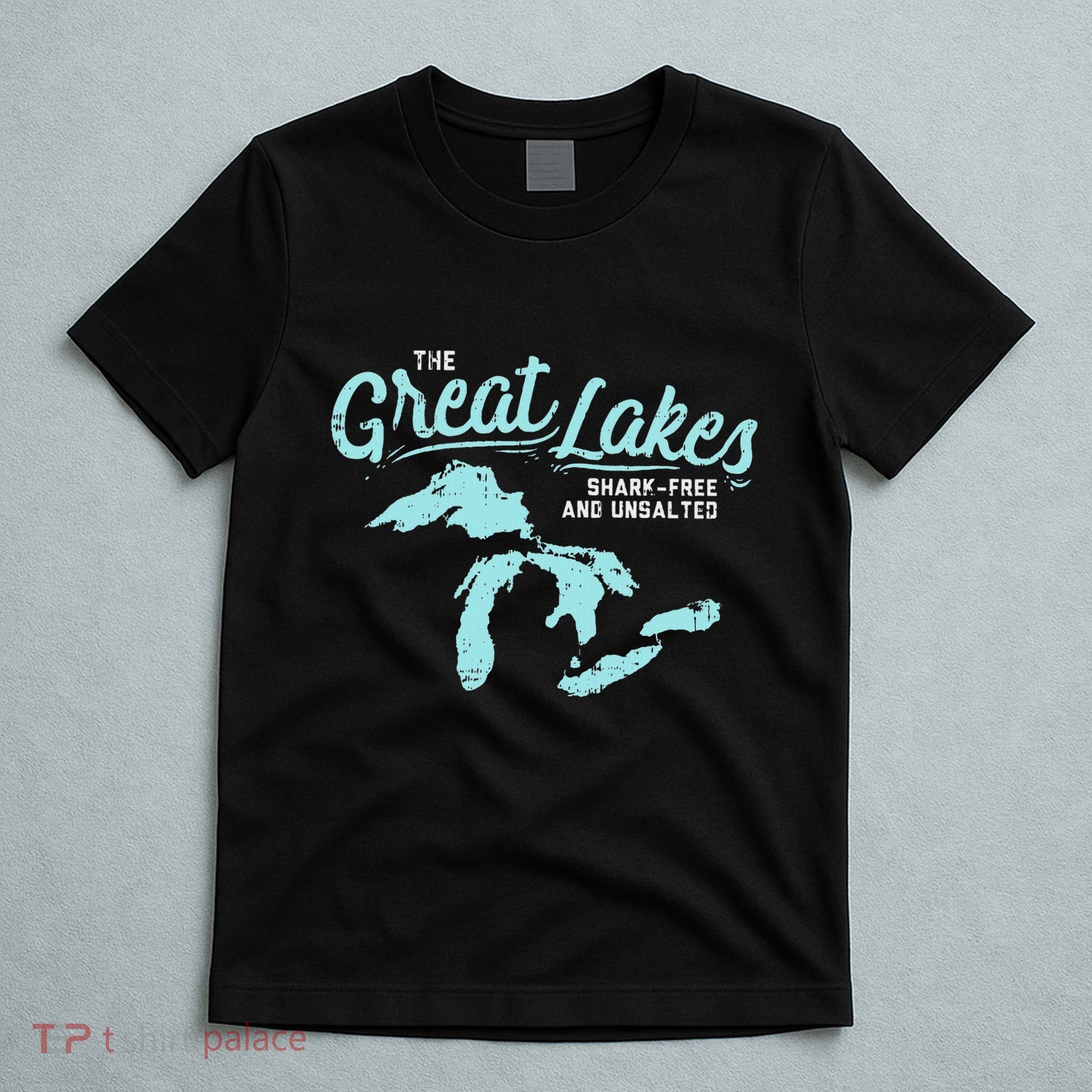 The Great Lakes Shark Free & Unsalted Summer Vacation T-Shirt