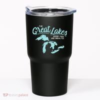 The Great Lakes Shark Free & Unsalted Summer Vacation Tumbler thumb 0