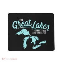 The Great Lakes Shark Free & Unsalted Summer Vacation Mousepad thumb 0