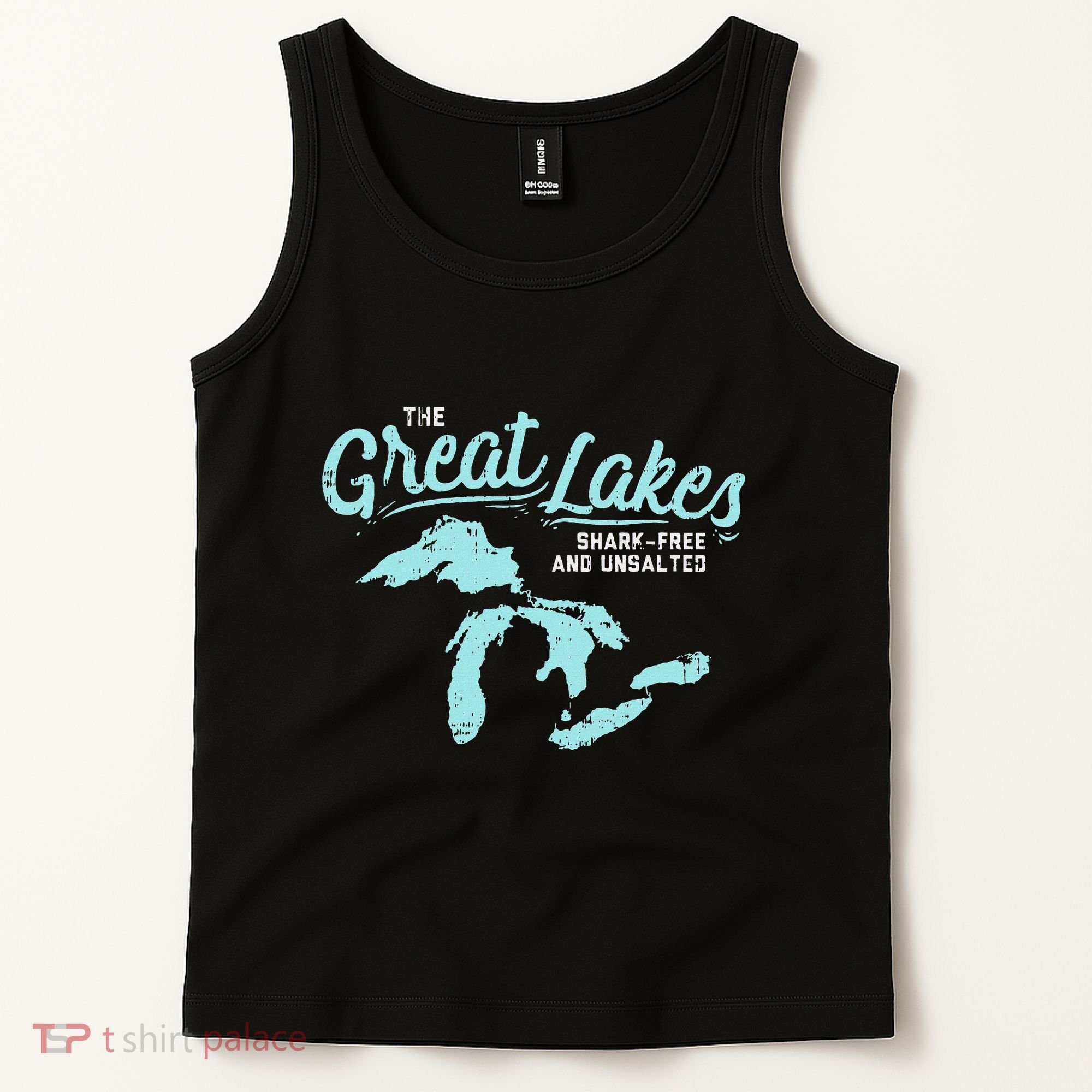 The Great Lakes Shark Free & Unsalted Summer Vacation Tank Top