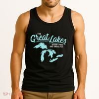 The Great Lakes Shark Free & Unsalted Summer Vacation Tank Top thumb 3
