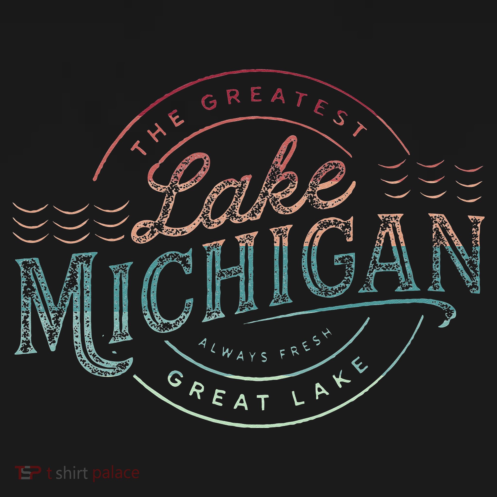 The Great Lakes Lake Michigan Lake Life theme Women's Tank Top