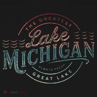 The Great Lakes Lake Michigan Lake Life theme Tank Top thumb 6