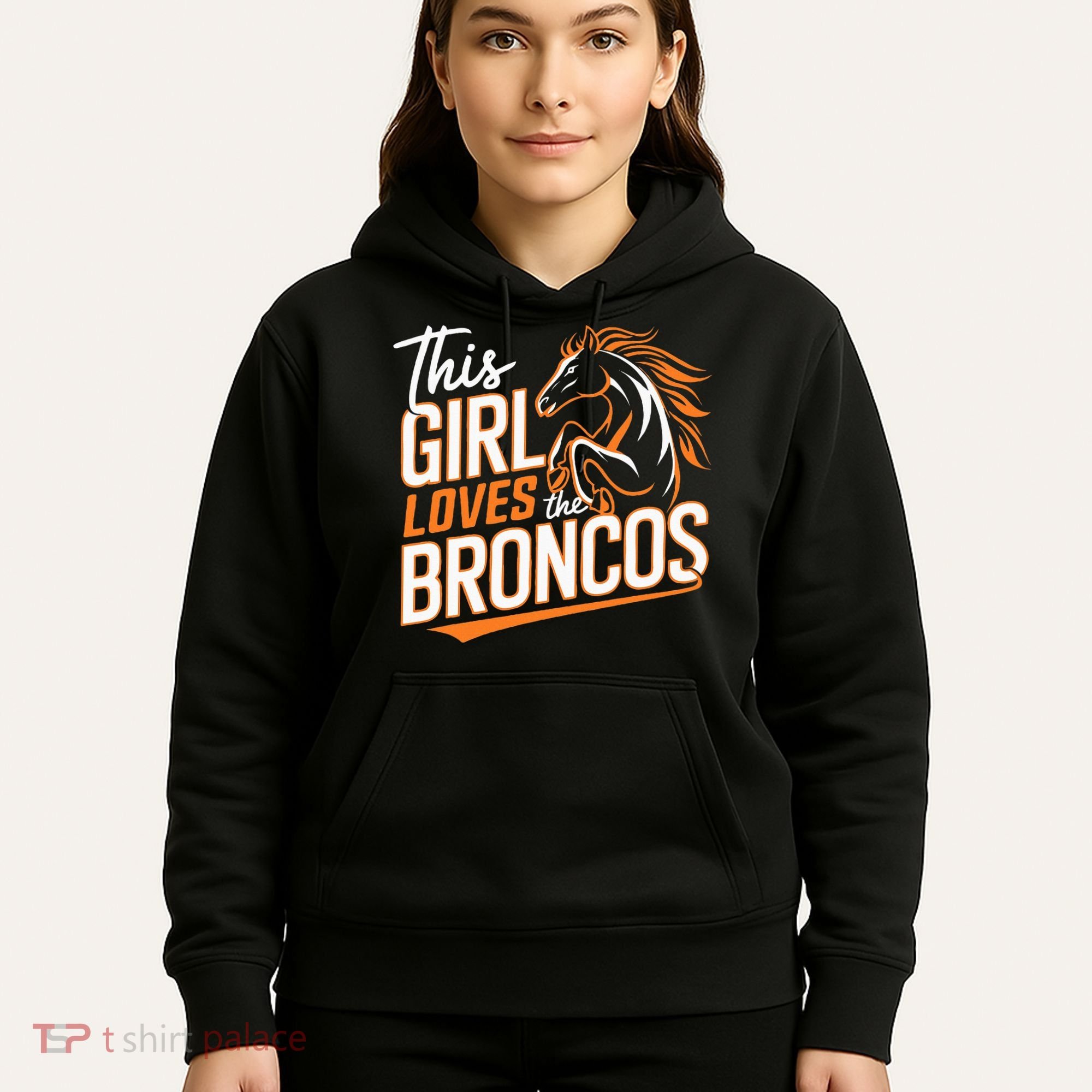 This Girl Loves The Broncos Hoodie