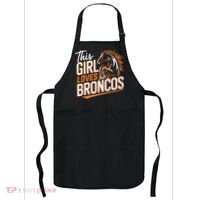 This Girl Loves The Broncos Apron thumb 0