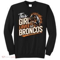 This Girl Loves The Broncos Sweatshirt thumb 0