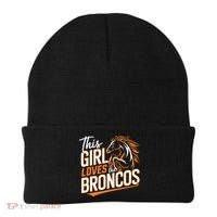 This Girl Loves The Broncos Beanie thumb 0