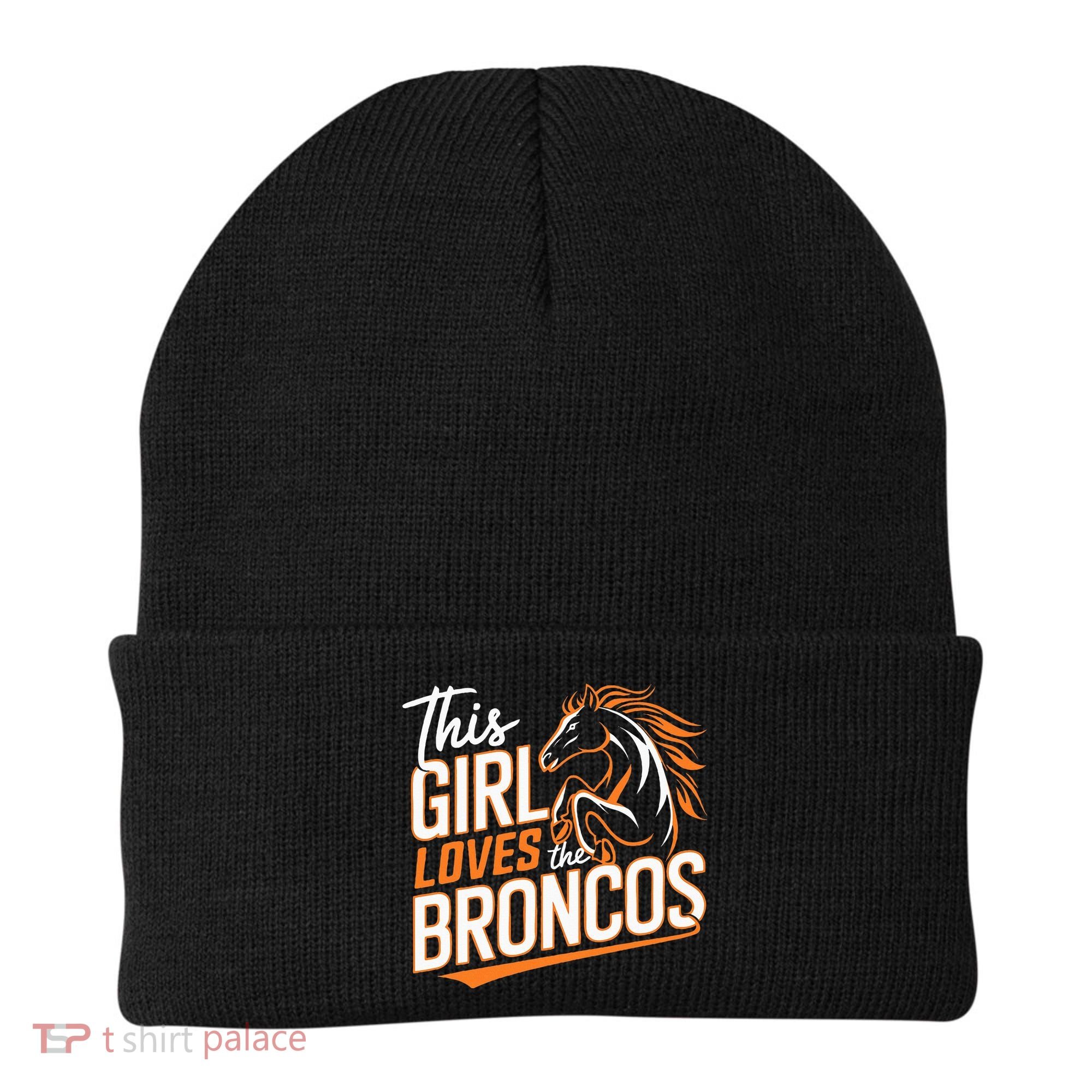 This Girl Loves The Broncos Beanie