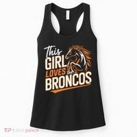 This Girl Loves The Broncos Women's Tank Top thumb 0