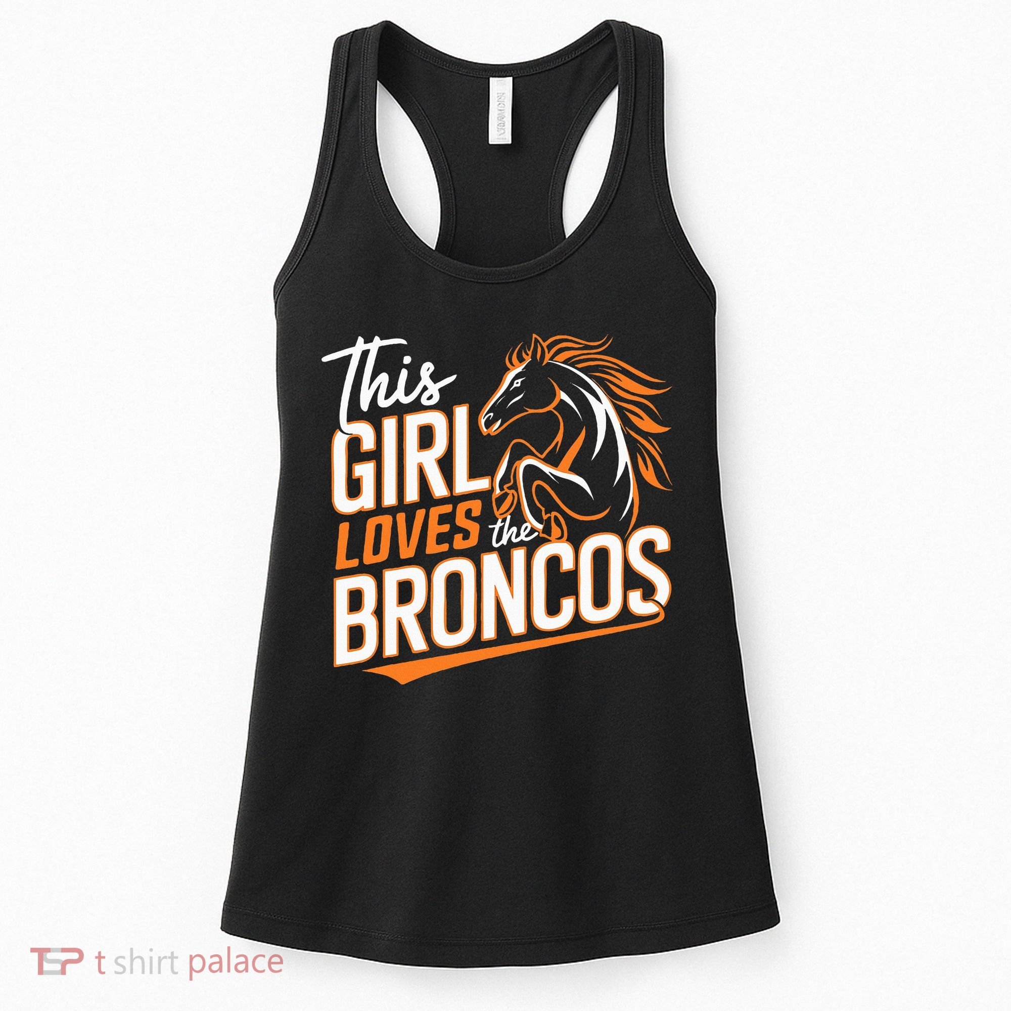 This Girl Loves The Broncos Women's Tank Top