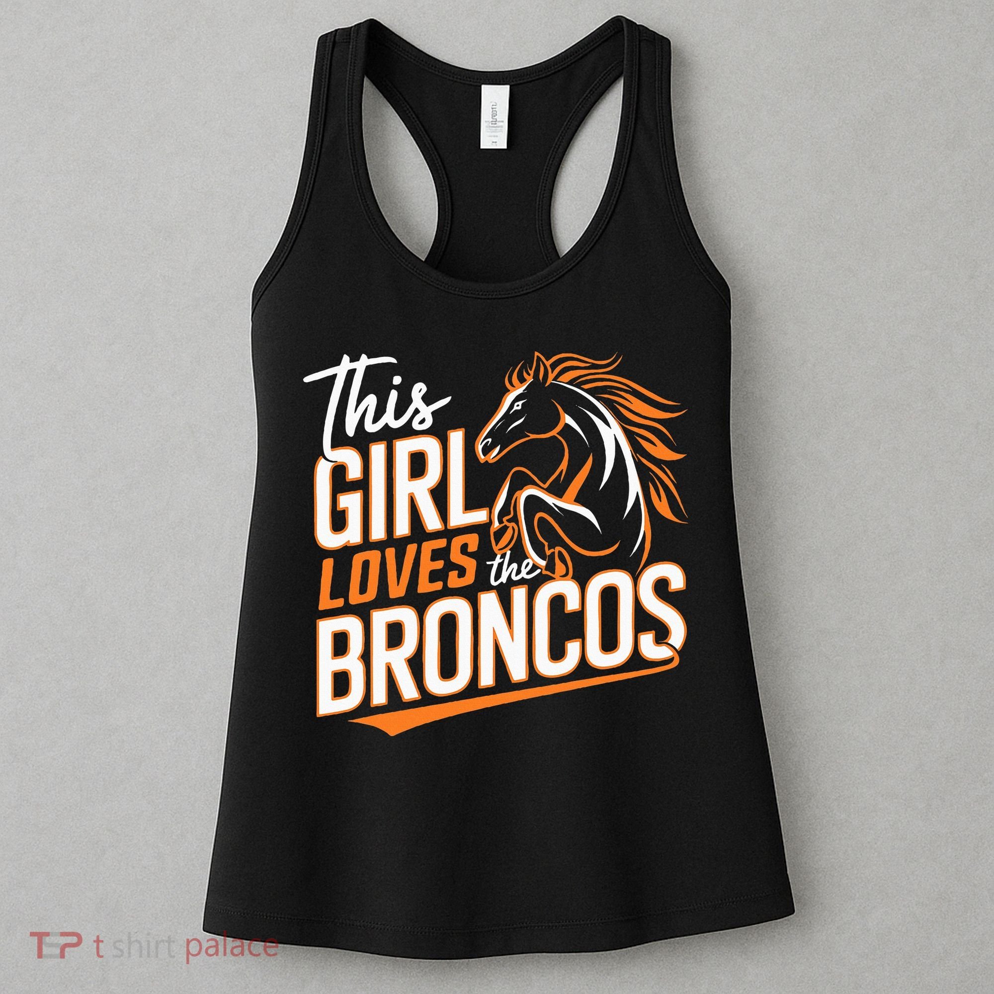 This Girl Loves The Broncos Women's Tank Top