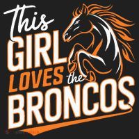This Girl Loves The Broncos Hat thumb 2