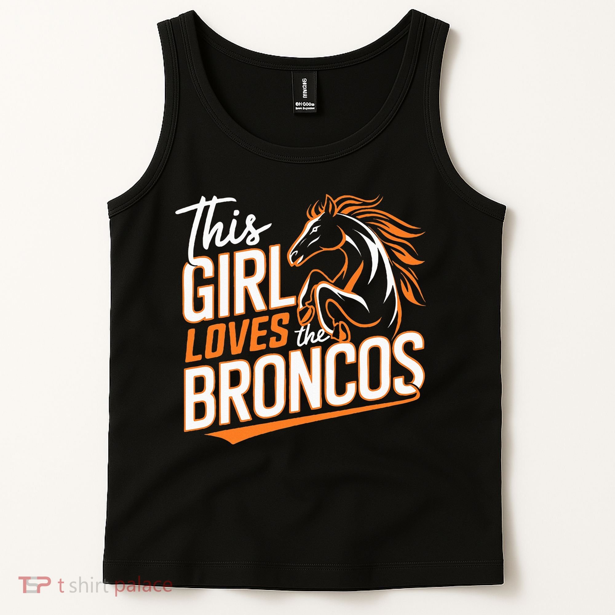 This Girl Loves The Broncos Tank Top