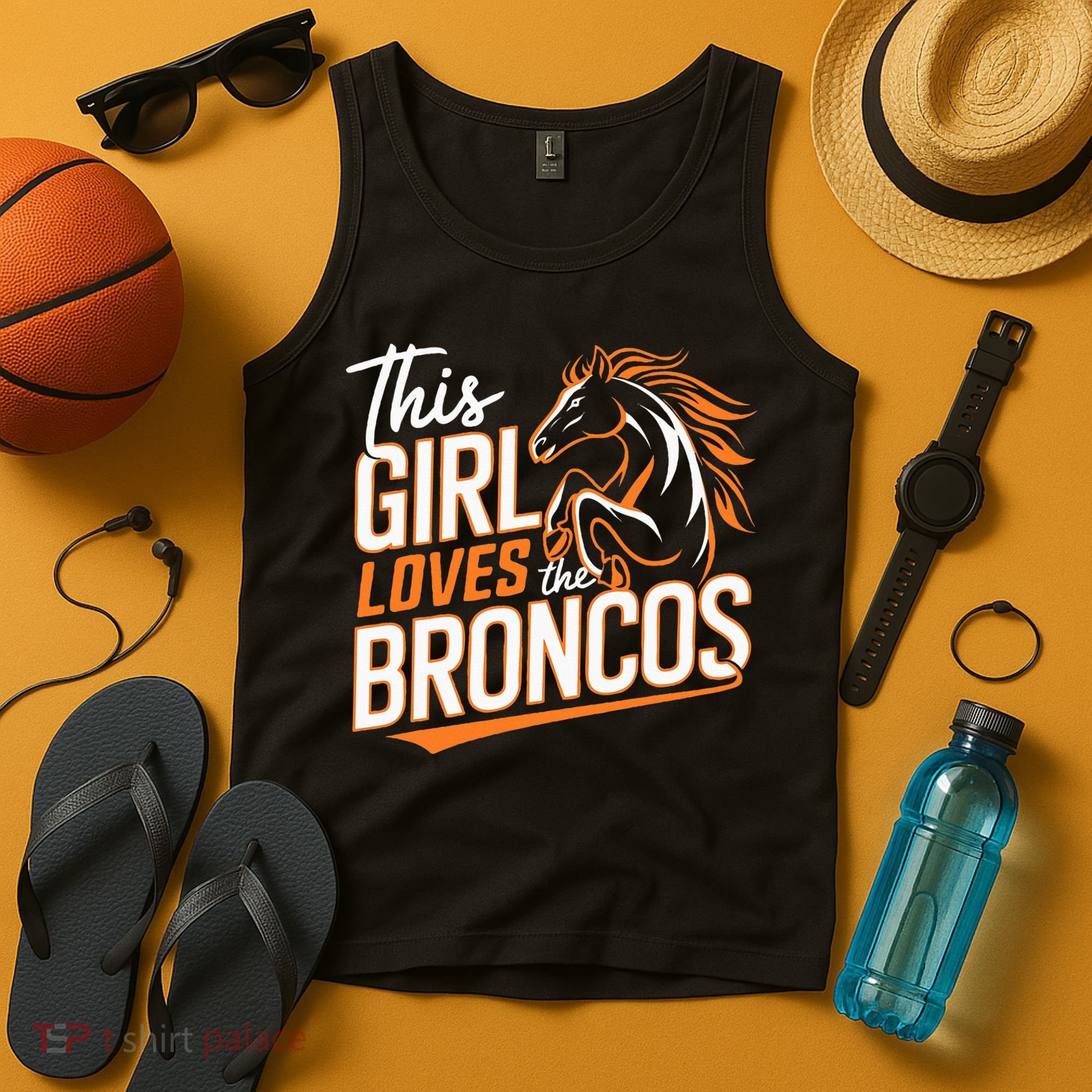 This Girl Loves The Broncos Tank Top