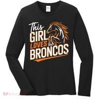 This Girl Loves The Broncos Women's Long Sleeve Shirt thumb 0