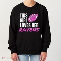 This Girl Loves Her Raven Women's Sweatshirt thumb 0