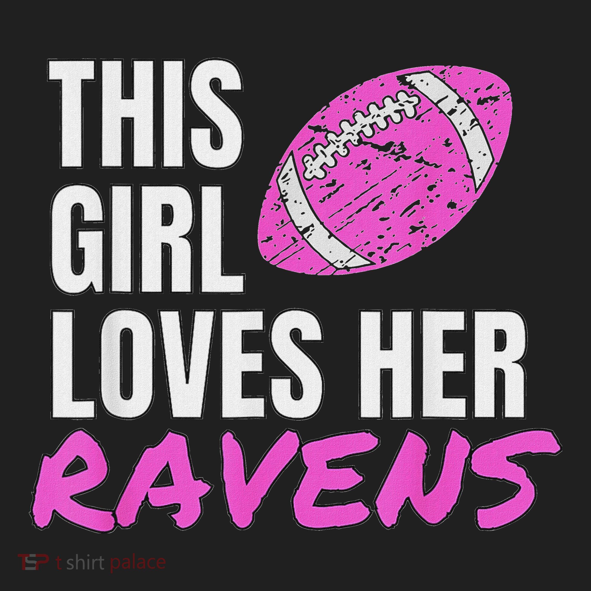 This Girl Loves Her Raven Women's Sweatshirt