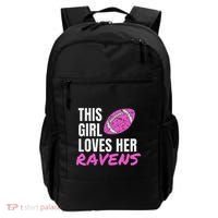 This Girl Loves Her Raven Backpack thumb 0