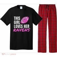 This Girl Loves Her Raven Pajama Set thumb 0