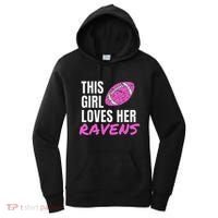 This Girl Loves Her Raven Women's Hoodie thumb 0