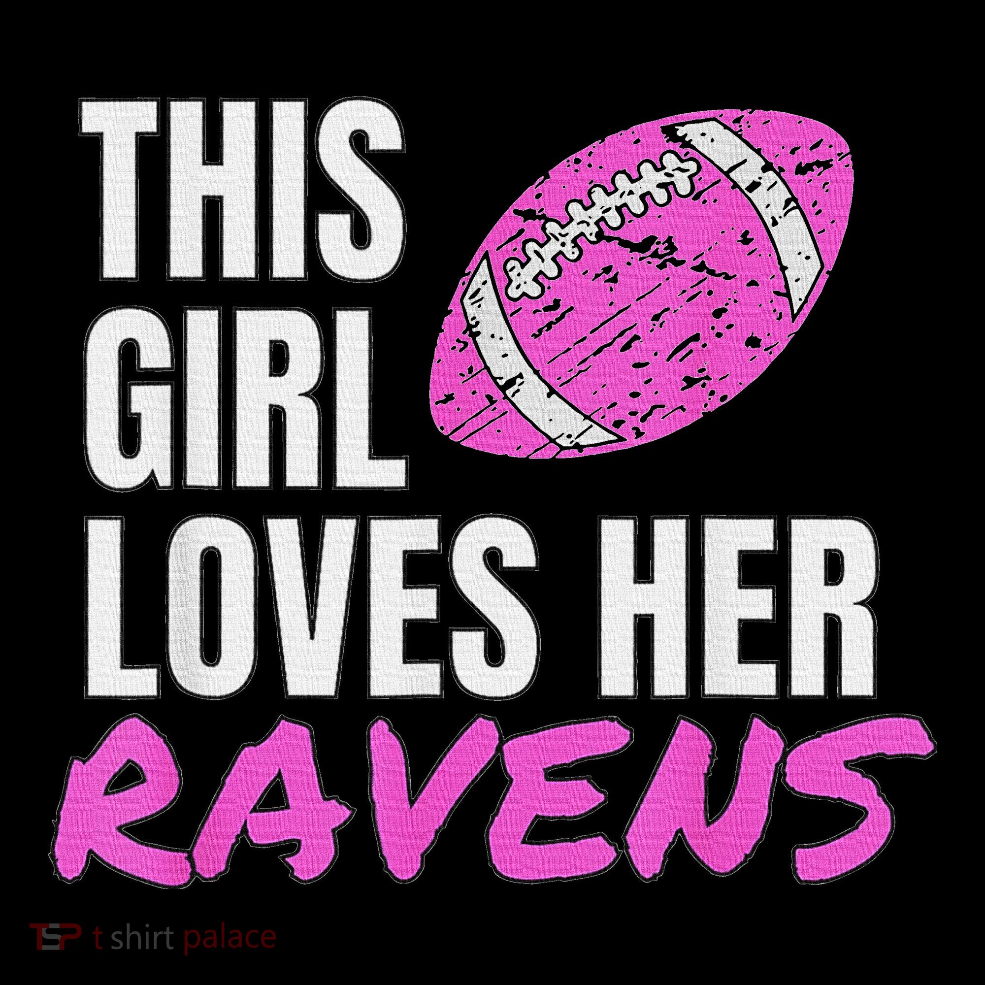 This Girl Loves Her Raven Women's Hoodie