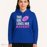 This Girl Loves Her Raven Hoodie thumb 5