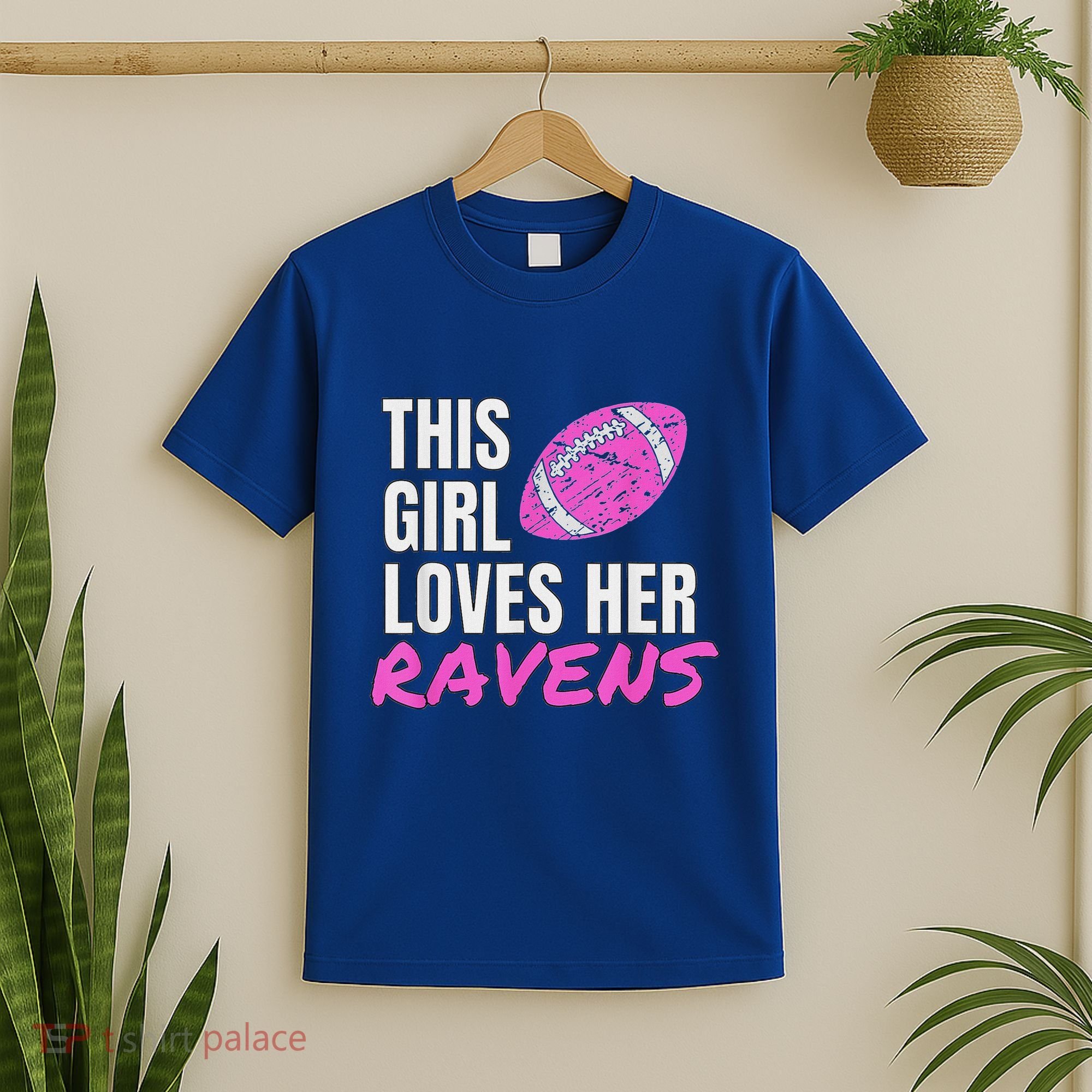 This Girl Loves Her Raven T-Shirt