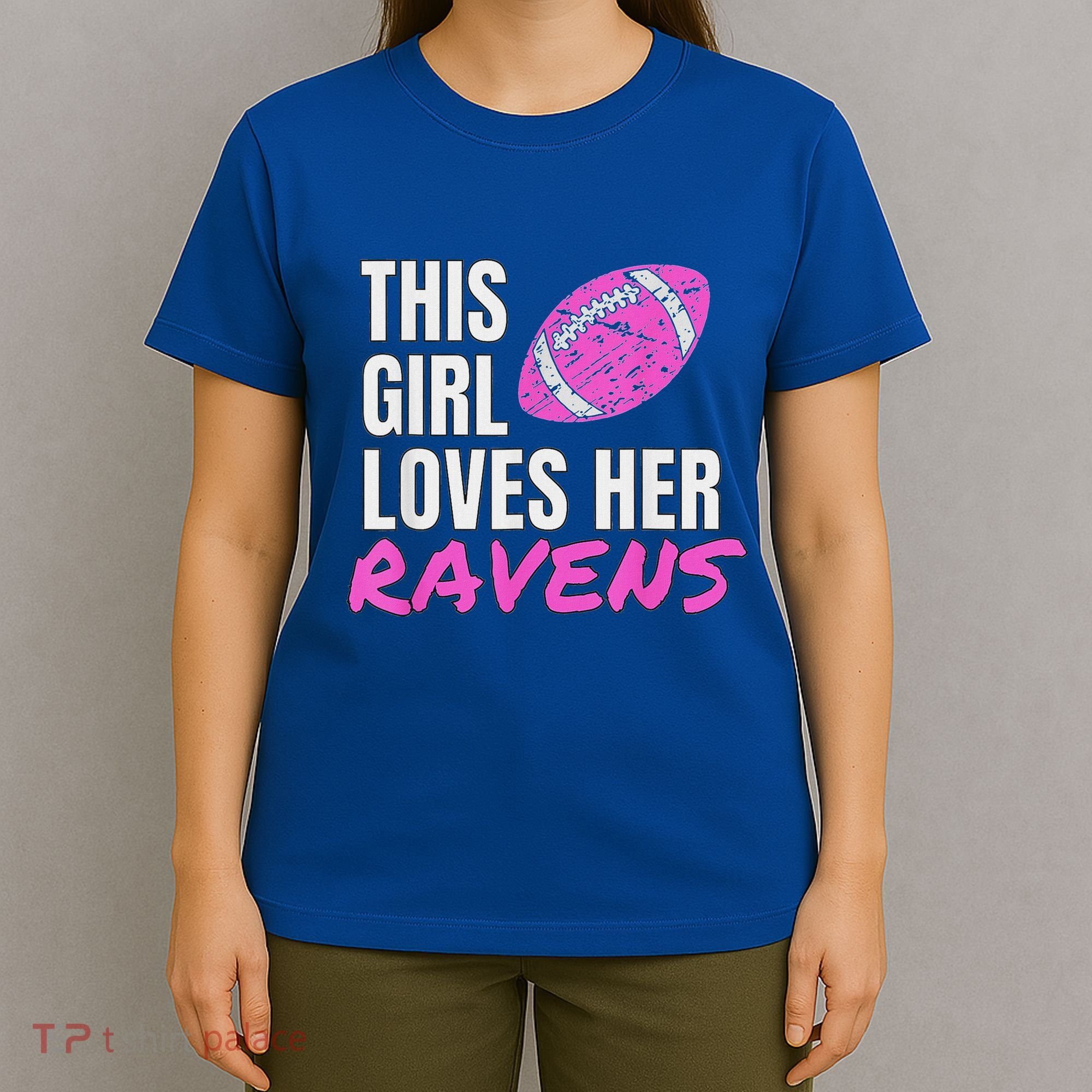 This Girl Loves Her Raven T-Shirt