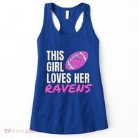 This Girl Loves Her Raven Women's Tank Top thumb 0