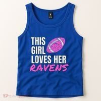 This Girl Loves Her Raven Tank Top thumb 2