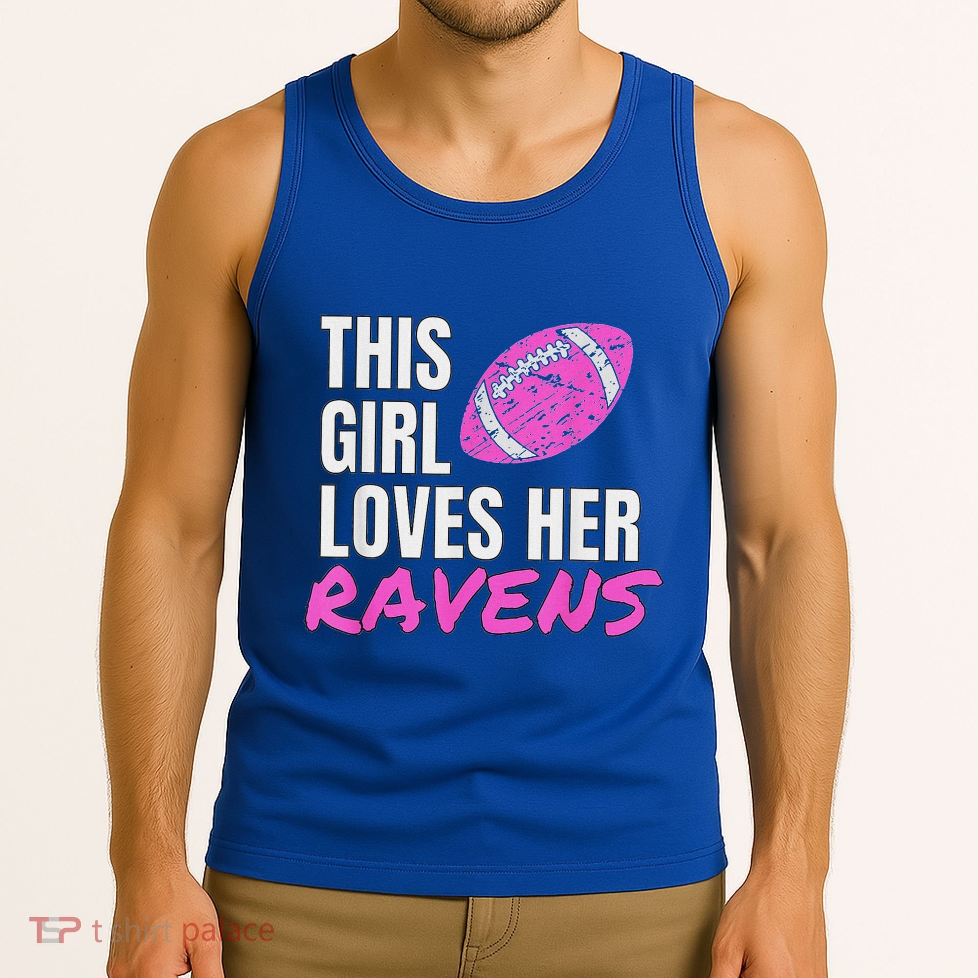 This Girl Loves Her Raven Tank Top