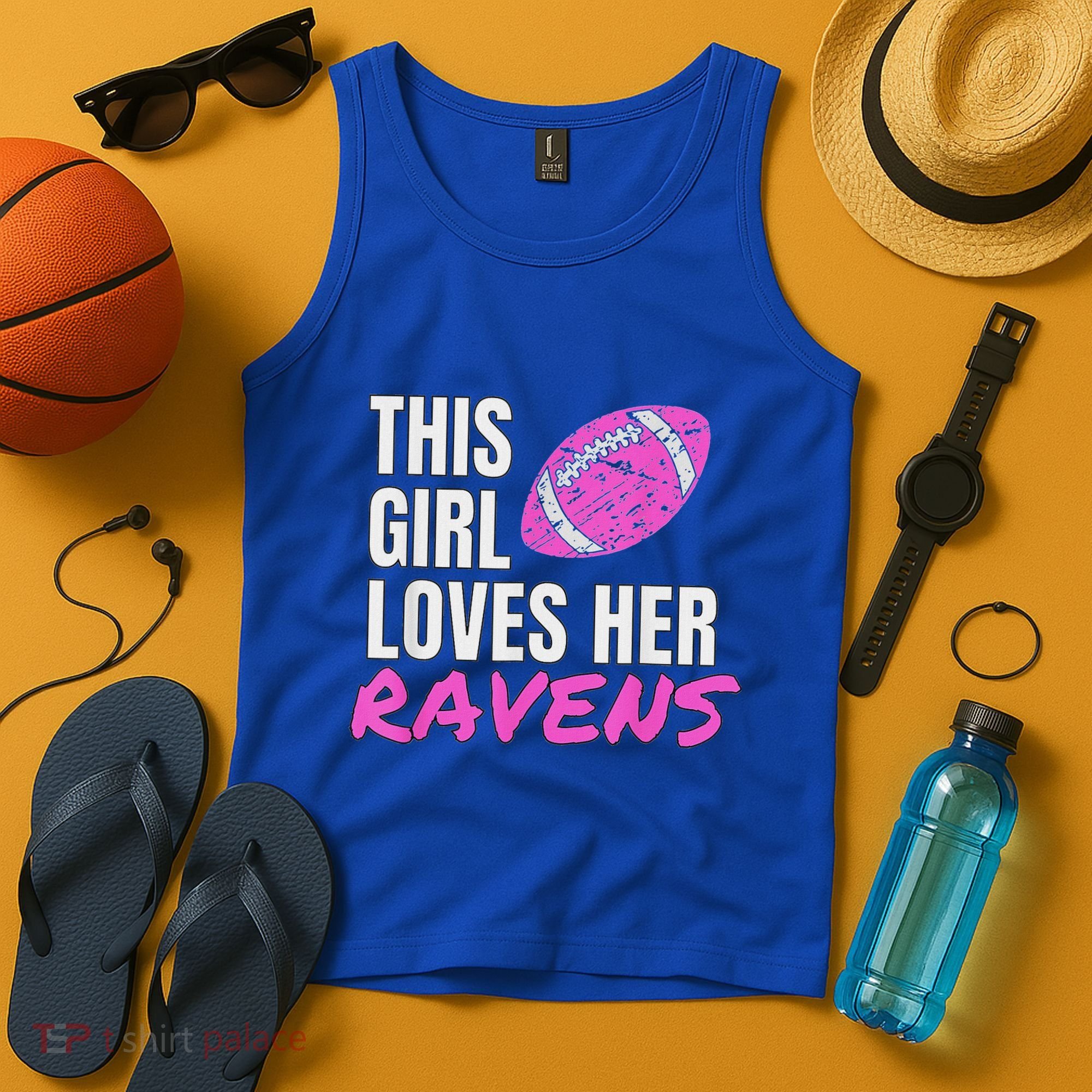 This Girl Loves Her Raven Tank Top