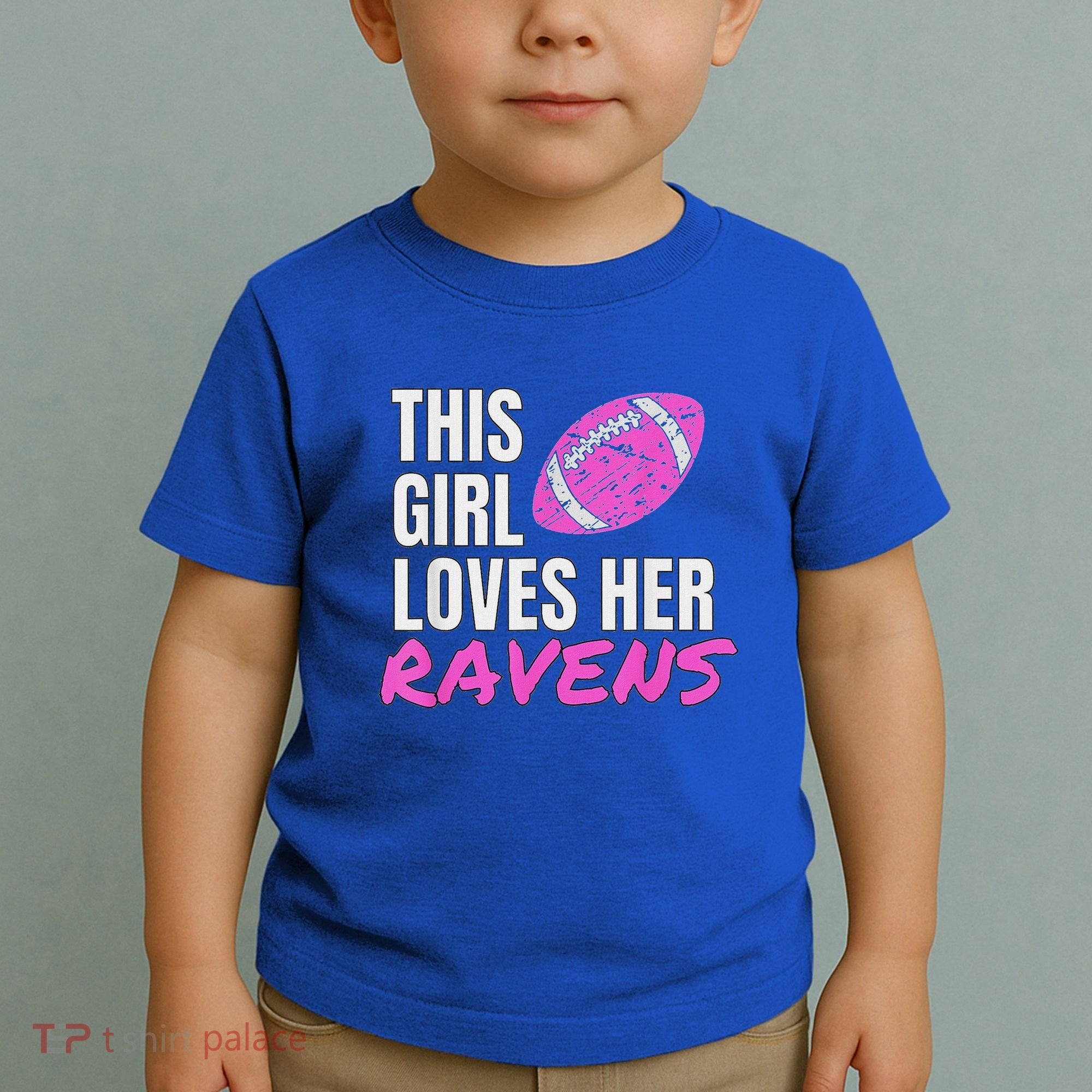 This Girl Loves Her Raven Toddler T-Shirt