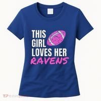 This Girl Loves Her Raven Women's T-Shirt thumb 0