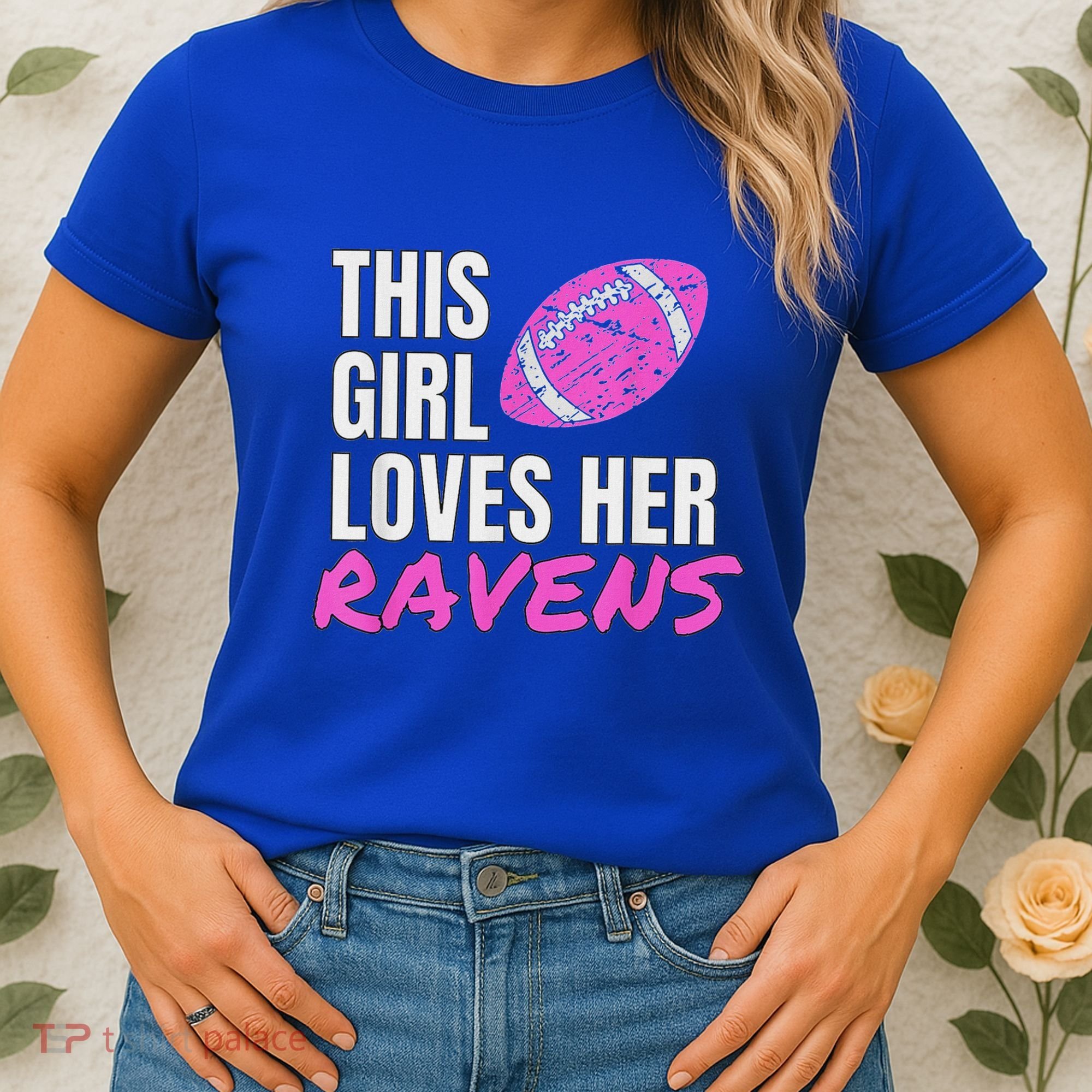 This Girl Loves Her Raven Women's T-Shirt