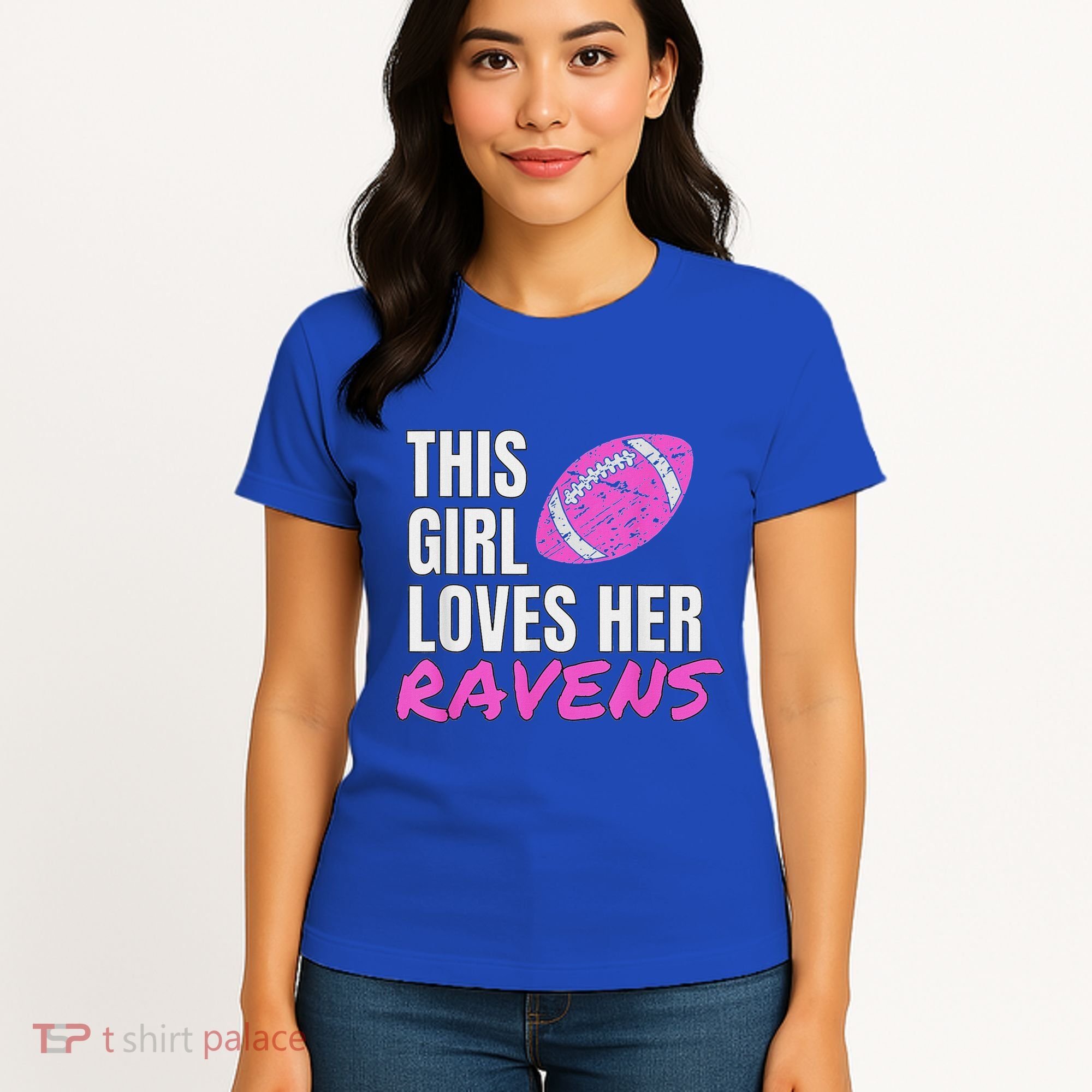 This Girl Loves Her Raven Women's T-Shirt
