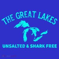The Great Lakes Unsalted And Shark Free Michigan Gift Vintage Gift T-Shirt thumb 7