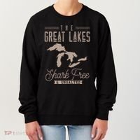 The Great Lakes Shark Free Unsalted Women's Sweatshirt thumb 0