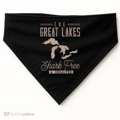 The Great Lakes Shark Free Unsalted USA-Made Doggie Bandana