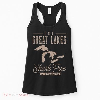 The Great Lakes Shark Free Unsalted Women's Tank Top