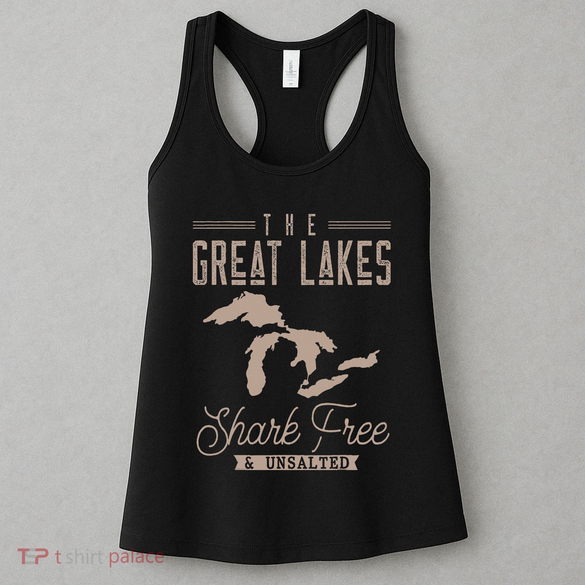 The Great Lakes Shark Free Unsalted Women's Tank Top