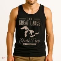 The Great Lakes Shark Free Unsalted Tank Top thumb 3