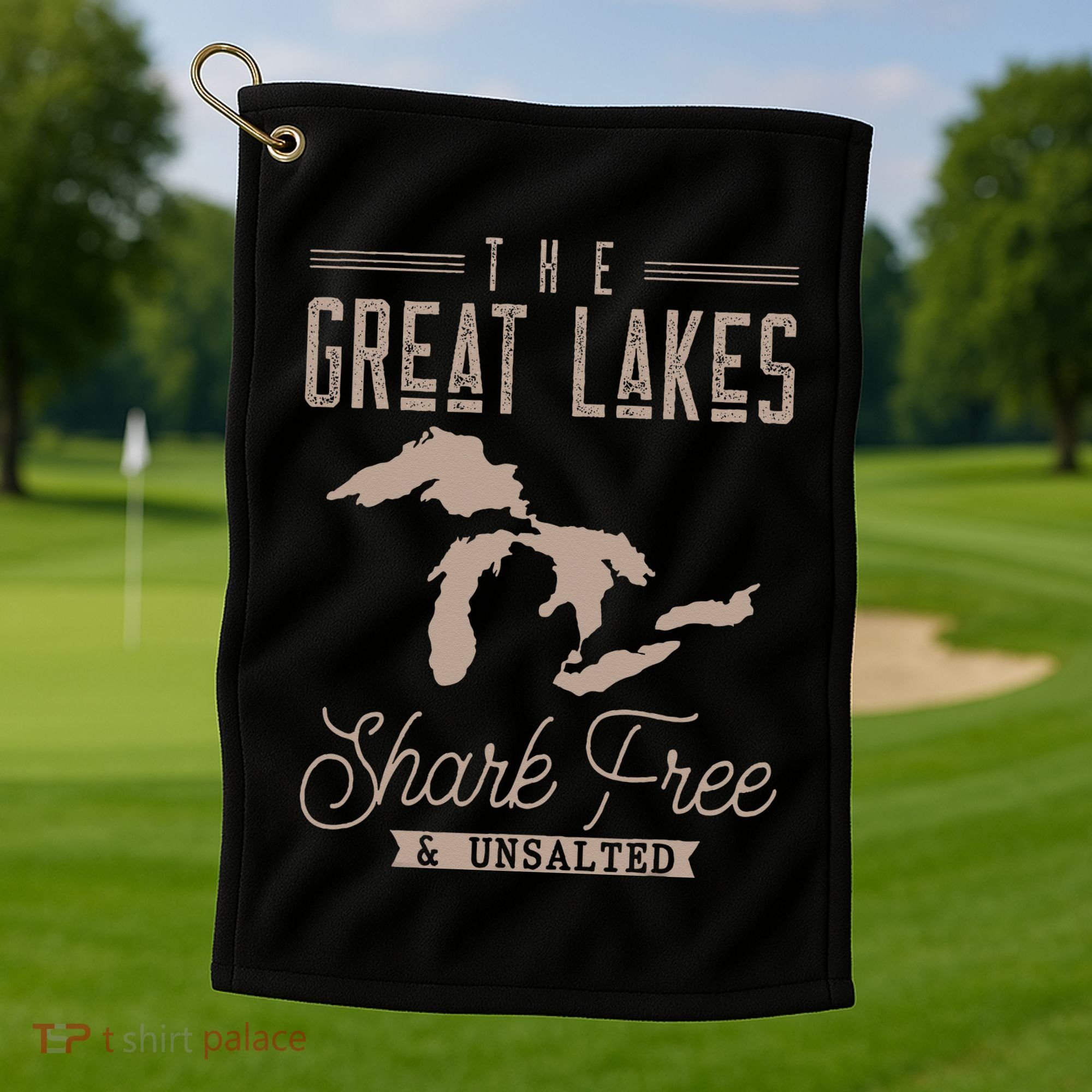 The Great Lakes Shark Free Unsalted Golf Towel