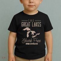The Great Lakes Shark Free Unsalted Toddler T-Shirt thumb 2