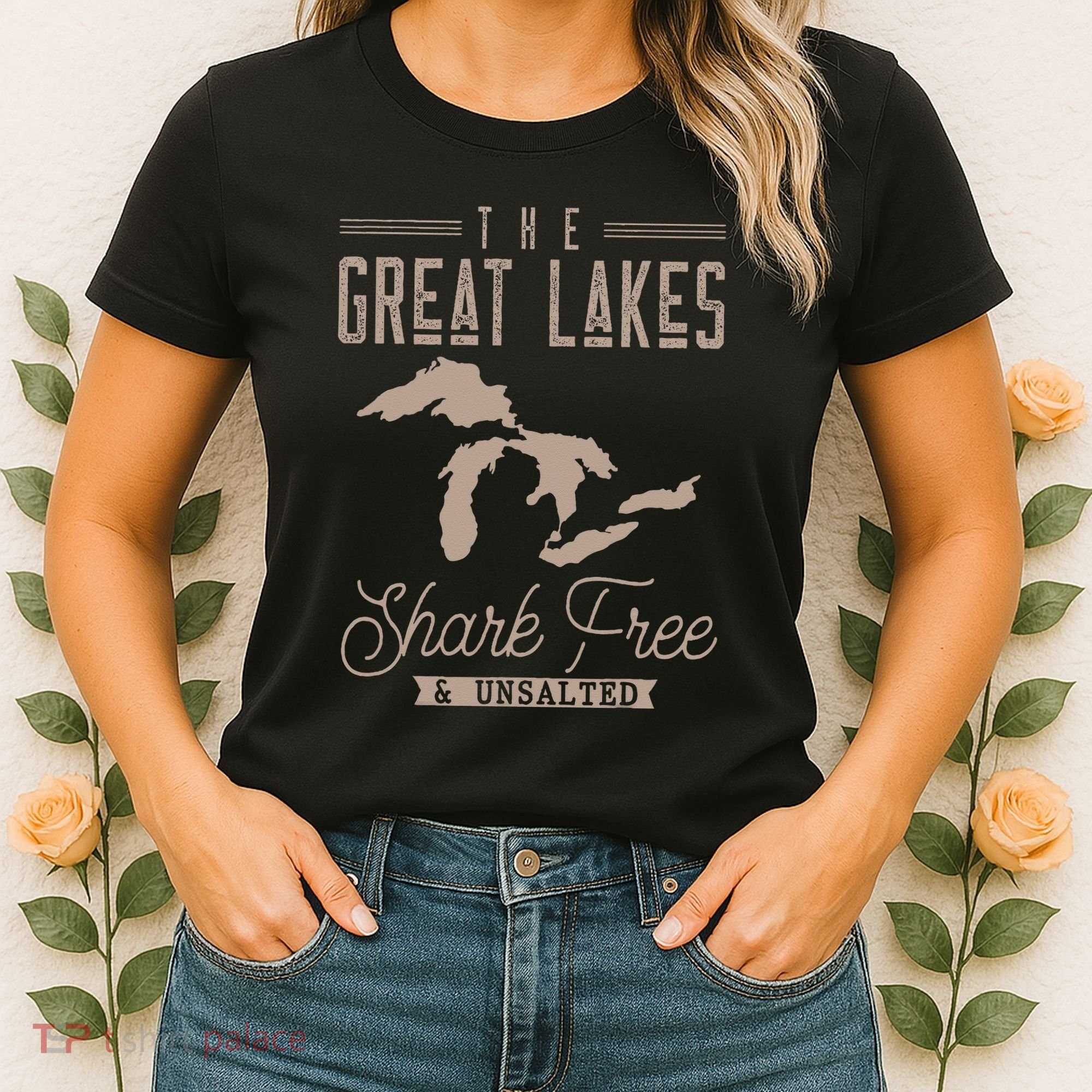 The Great Lakes Shark Free Unsalted Women's T-Shirt