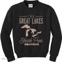 The Great Lakes Shark Free Unsalted Kids Sweatshirt thumb 0