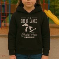 The Great Lakes Shark Free Unsalted Kids Hoodie thumb 3